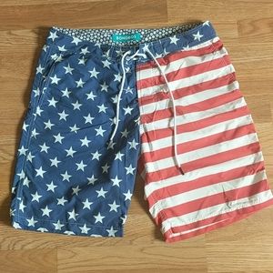 Bonobos USA Board Shorts 30" Waist 9" Inseam